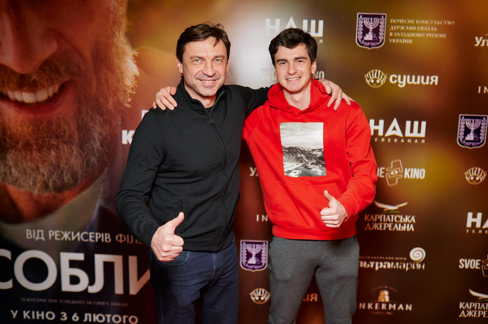 Василий Вирастюк, Мария Бурмака, VIVIENNE MORT на премьере фильма «Особенные» с Венсаном Касселем  в главной роли